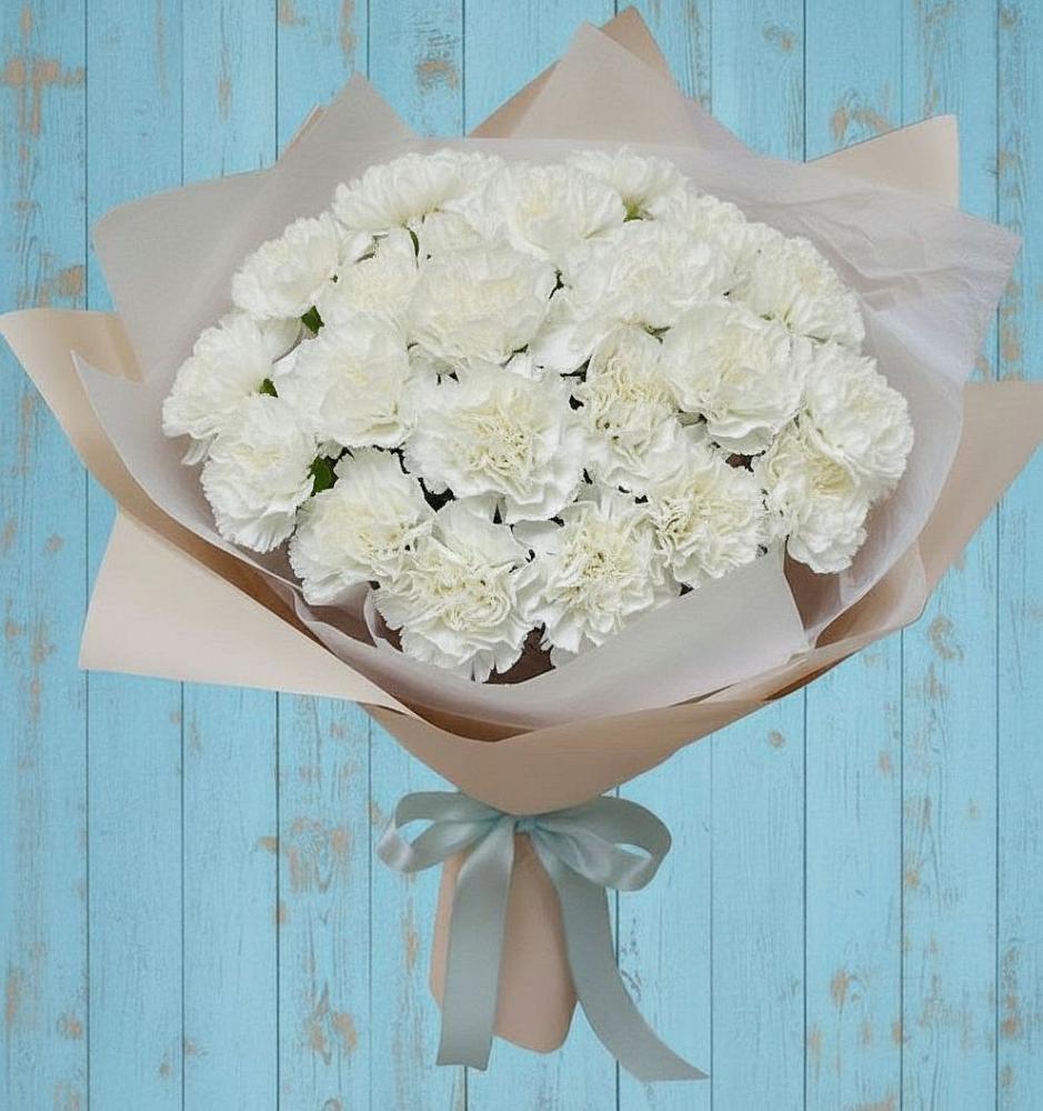 Букет цветов из: Гвоздики в Первомайском Республика Крым