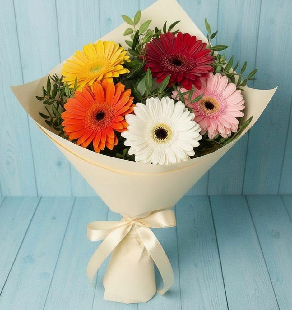 Букет цветов из: Герберы в Первомайском Республика Крым
