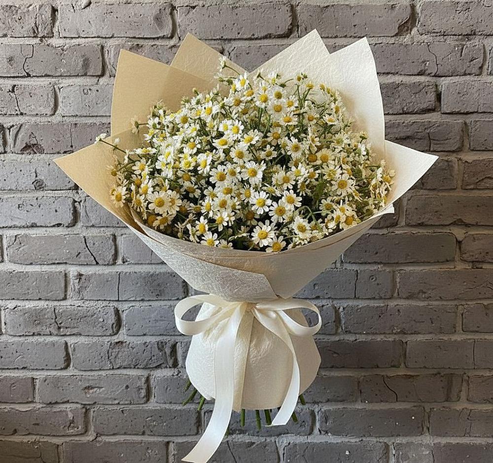 Букет цветов из: Ромашки в Первомайском Республика Крым