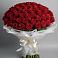 Букет 101 Красная роза Блэк Мэджик в Первомайском Республика Крым