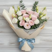 Букет цветов из:  Лизиантусы в Первомайском Республика Крым