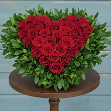 Цветочная композиция из Розы в виде сердца в Первомайском Республика Крым