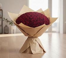 Букет 101 Красная роза в Первомайском Республика Крым