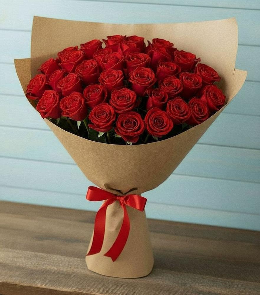 Букет Красные розы Милано в Первомайском Республика Крым