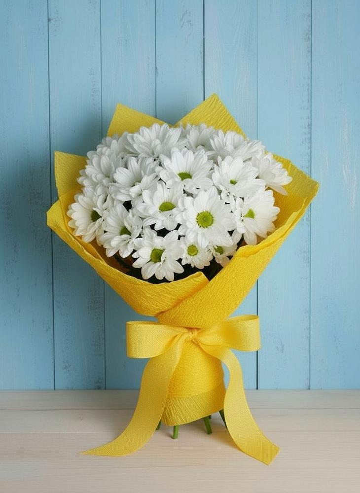 Букет цветов из: Хризантемы в Первомайском Республика Крым