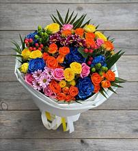 Букет цветов из:  Розы и Хризантемы #REPLACE_PRED# Первомайском Республика Крым