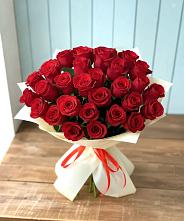 Букет 29 Красных роз в Первомайском Республика Крым