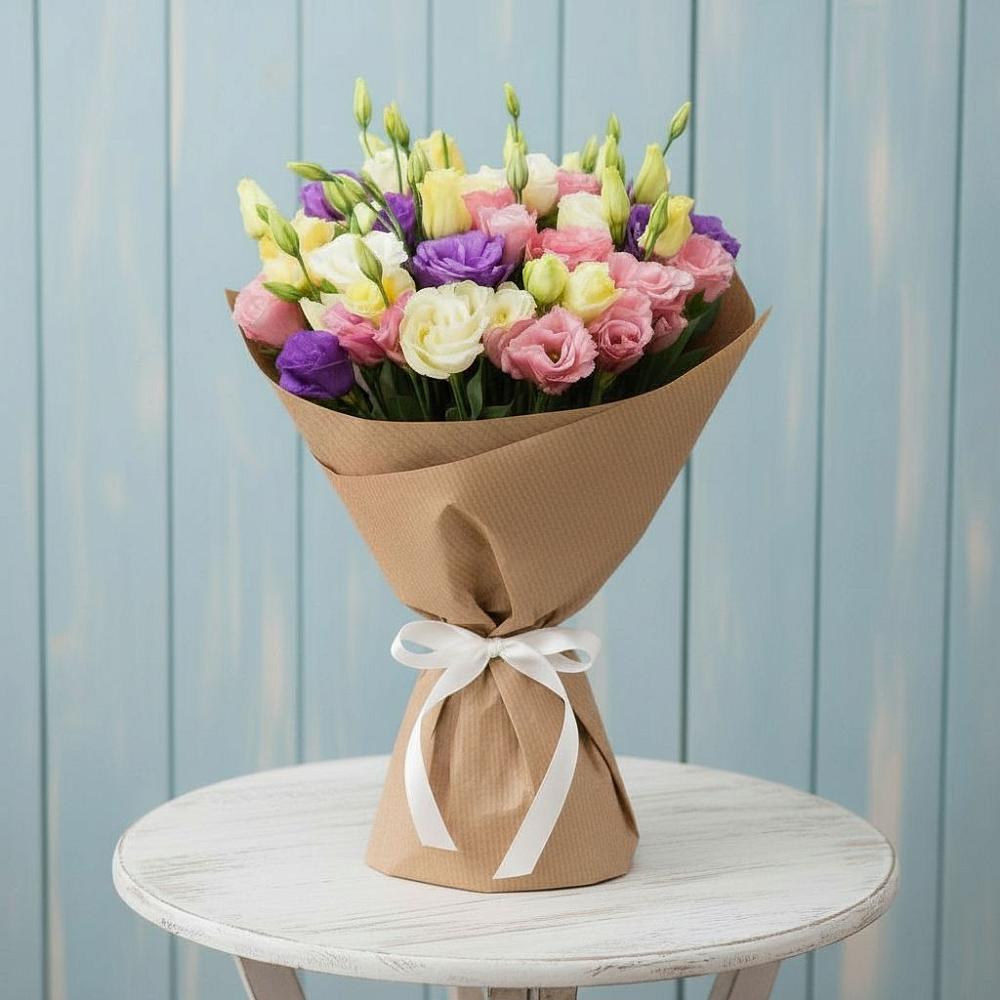 Букет цветов из: Лизиантусы в Первомайском Республика Крым