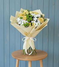 Букет цветов из:  Хризантемы и Розы #REPLACE_PRED# Первомайском Республика Крым