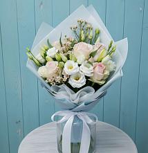 Букет цветов из:  Розы и Лизиантусы #REPLACE_PRED# Первомайском Республика Крым