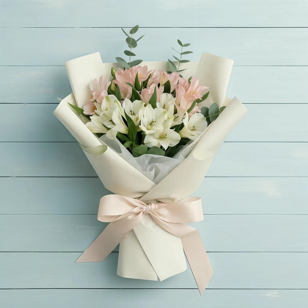 Букет цветов из: Альстромерии в Первомайском Республика Крым