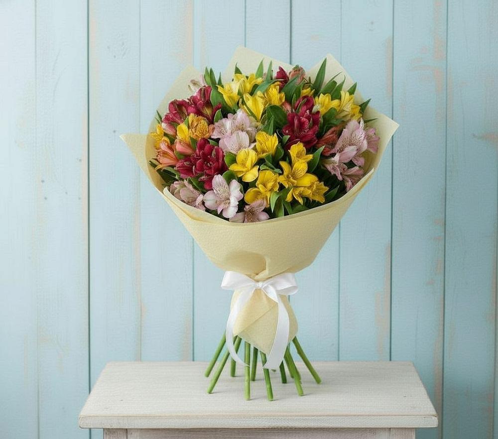 Букет цветов из: Альстромерии в Первомайском Республика Крым