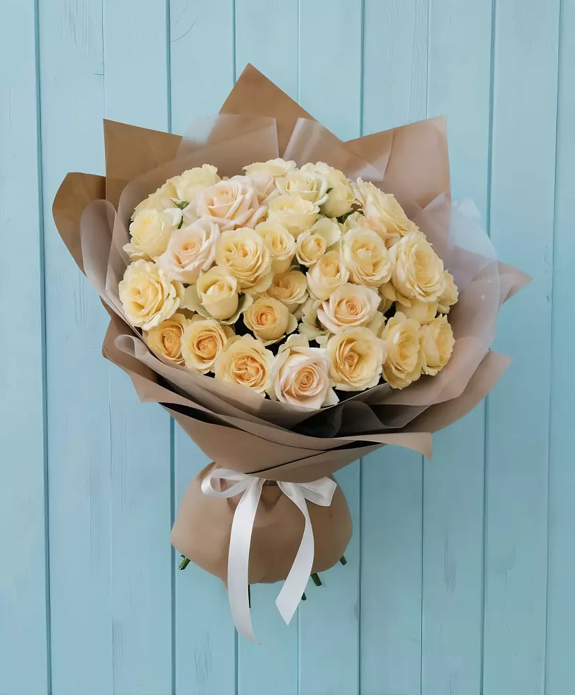 Букет Кремовое облако в Первомайском Республика Крым