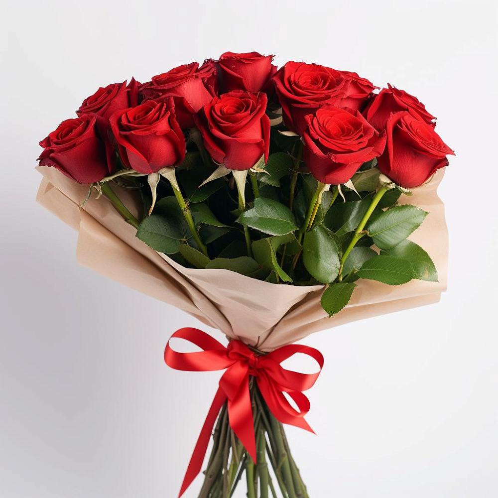 Букет 11 Красных роз Эдлесс Лав в Первомайском Республика Крым