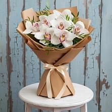 Букет цветов из:  Орхидеи и Розы в Первомайском Республика Крым