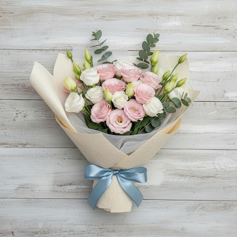 Букет цветов из: Лизиантусы в Первомайском Республика Крым