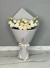 Букет цветов из:  Розы и Лизиантусы в Первомайском Республика Крым